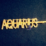 Bling zodiac hair pin